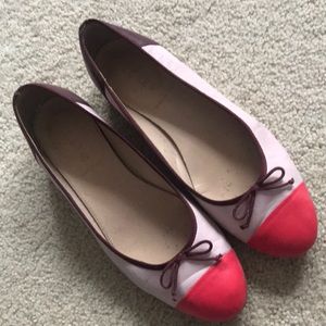 J. Crew colorblock slip on shoes